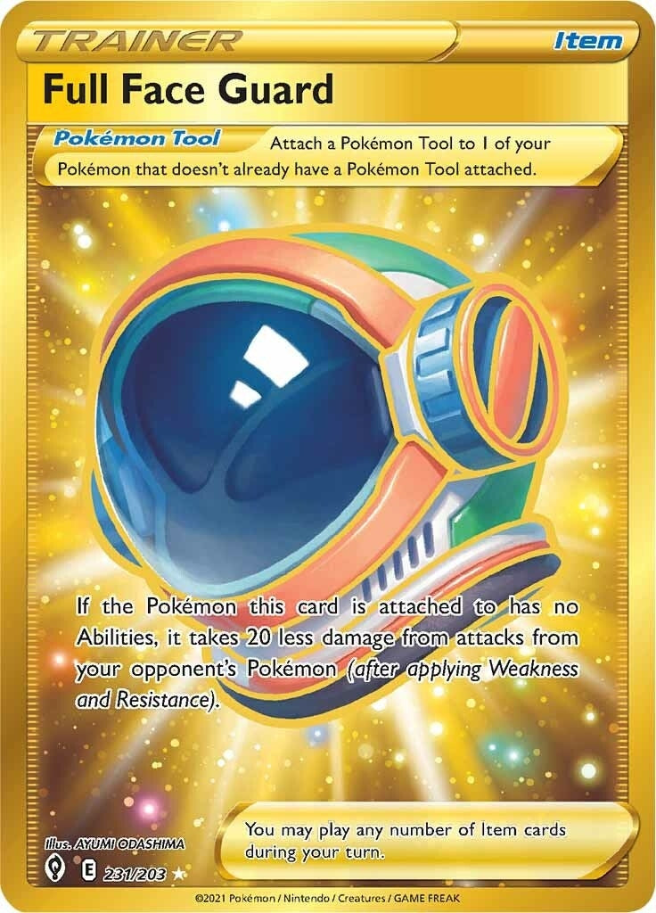 Image for Full Face Guard (Secret) (SWSH07: Evolving Skies) (231/203) - Pokemon