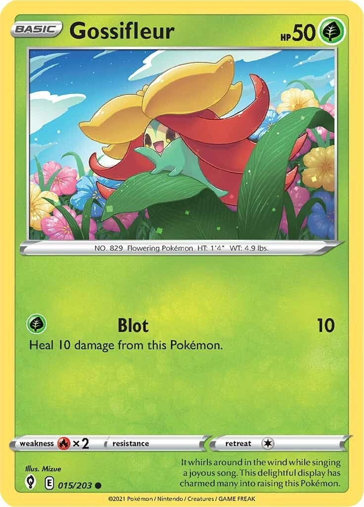 Image for Gossifleur (SWSH07: Evolving Skies) (015/203) - Pokemon
