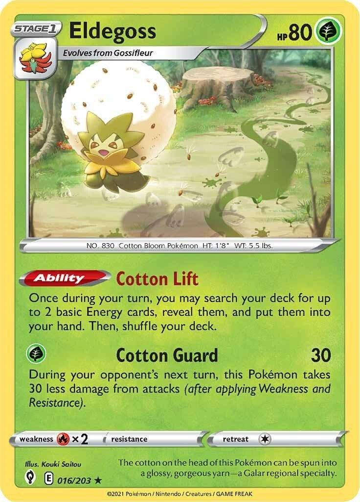 Image for Eldegoss (SWSH07: Evolving Skies) (016/203) - Pokemon