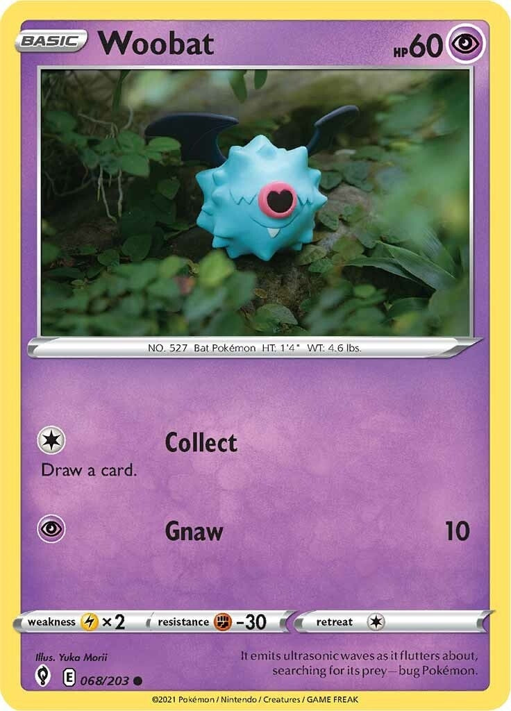 Image for Woobat (SWSH07: Evolving Skies) (068/203) - Pokemon