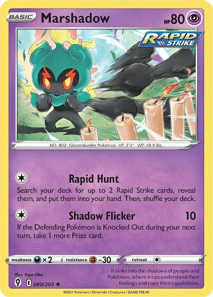 Image for Marshadow (SWSH07: Evolving Skies) (080/203) - Pokemon