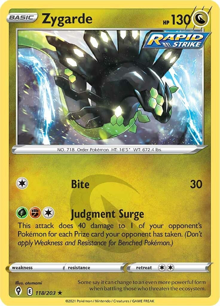 Image for Zygarde (SWSH07: Evolving Skies) (118/203) - Pokemon