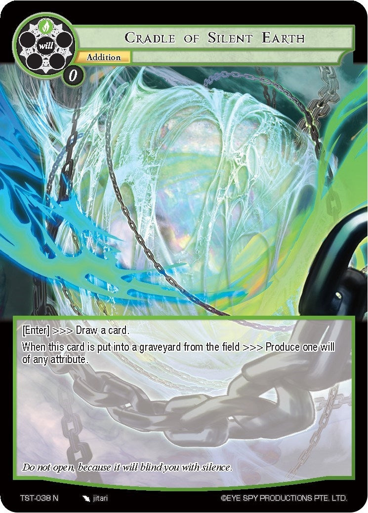 Image for Cradle of Silent Earth (The Seventh) (TST-038) - Force of Will
