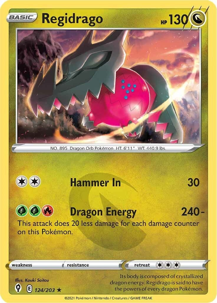 Image for Regidrago (SWSH07: Evolving Skies) (124/203) - Pokemon
