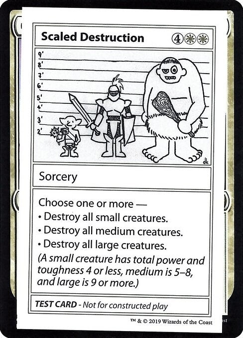 Image for Scaled Destruction (No PW Symbol) (Mystery Booster: Convention Edition Exclusives) - Magic: The Gathering