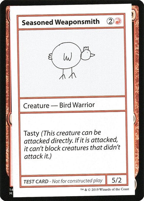 Image for Seasoned Weaponsmith (No PW Symbol) (Mystery Booster: Convention Edition Exclusives) - Magic: The Gathering