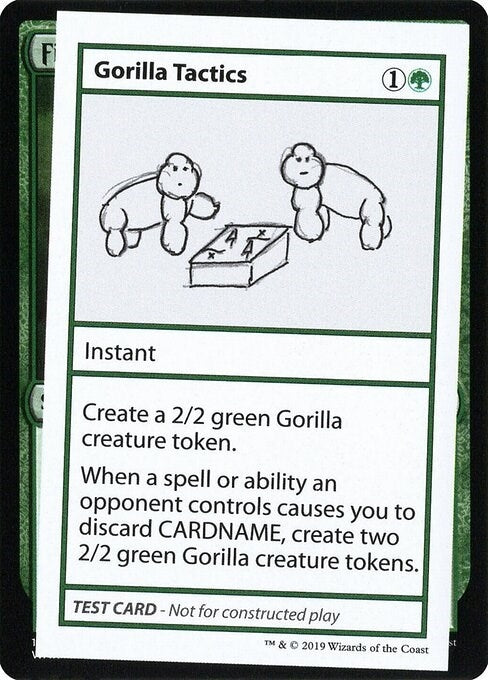 Image for Gorilla Tactics (No PW Symbol) (Mystery Booster: Convention Edition Exclusives) - Magic: The Gathering