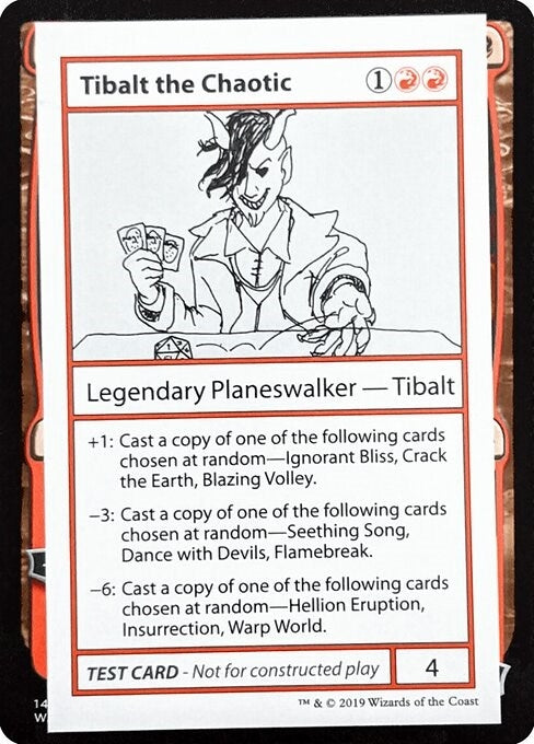 Image for Tibalt the Chaotic (No PW Symbol) (Mystery Booster: Convention Edition Exclusives) - Magic: The Gathering