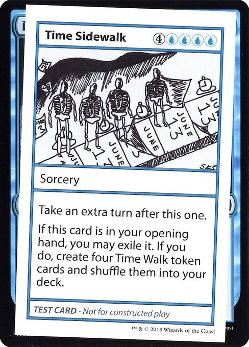 Image for Time Sidewalk (No PW Symbol) (Mystery Booster: Convention Edition Exclusives) - Magic: The Gathering
