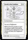 Image for Enroll in the Coalition (No PW Symbol) (Mystery Booster: Convention Edition Exclusives) - Magic: The Gathering