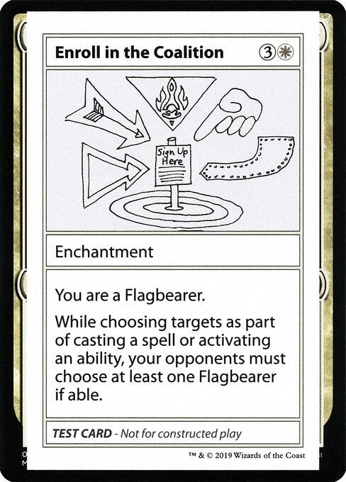 Image for Enroll in the Coalition (No PW Symbol) (Mystery Booster: Convention Edition Exclusives) - Magic: The Gathering