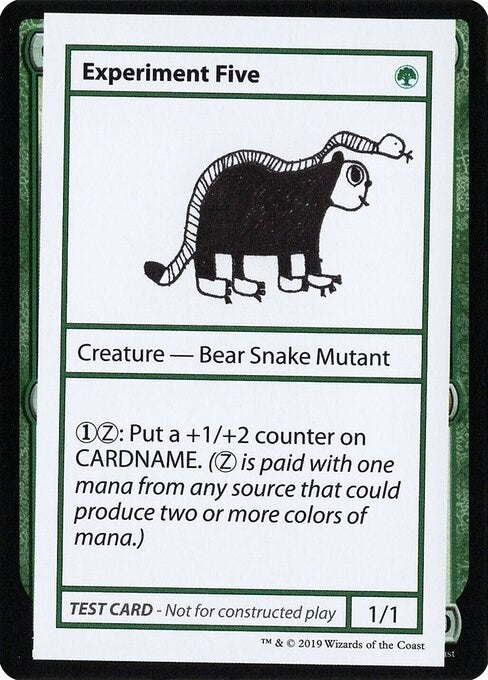 Image for Experiment Five (No PW Symbol) (Mystery Booster: Convention Edition Exclusives) - Magic: The Gathering