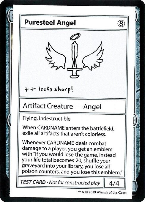 Image for Puresteel Angel (No PW Symbol) (Mystery Booster: Convention Edition Exclusives) - Magic: The Gathering