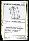 Image for Five Kids in a Trenchcoat (No PW Symbol) (Mystery Booster: Convention Edition Exclusives) - Magic: The Gathering