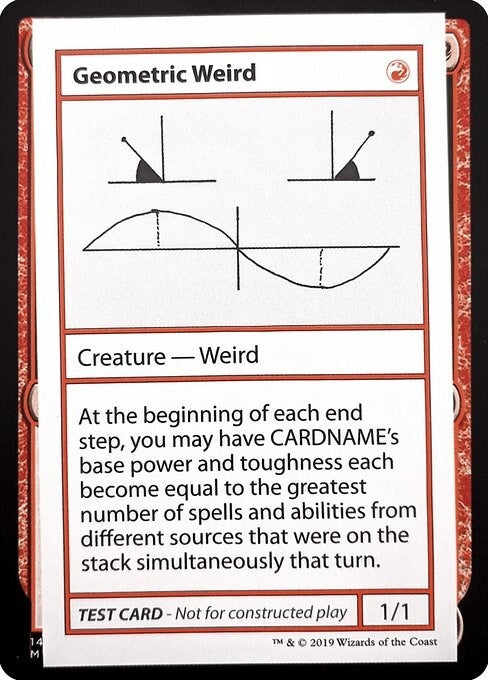 Image for Geometric Weird (No PW Symbol) (Mystery Booster: Convention Edition Exclusives) - Magic: The Gathering