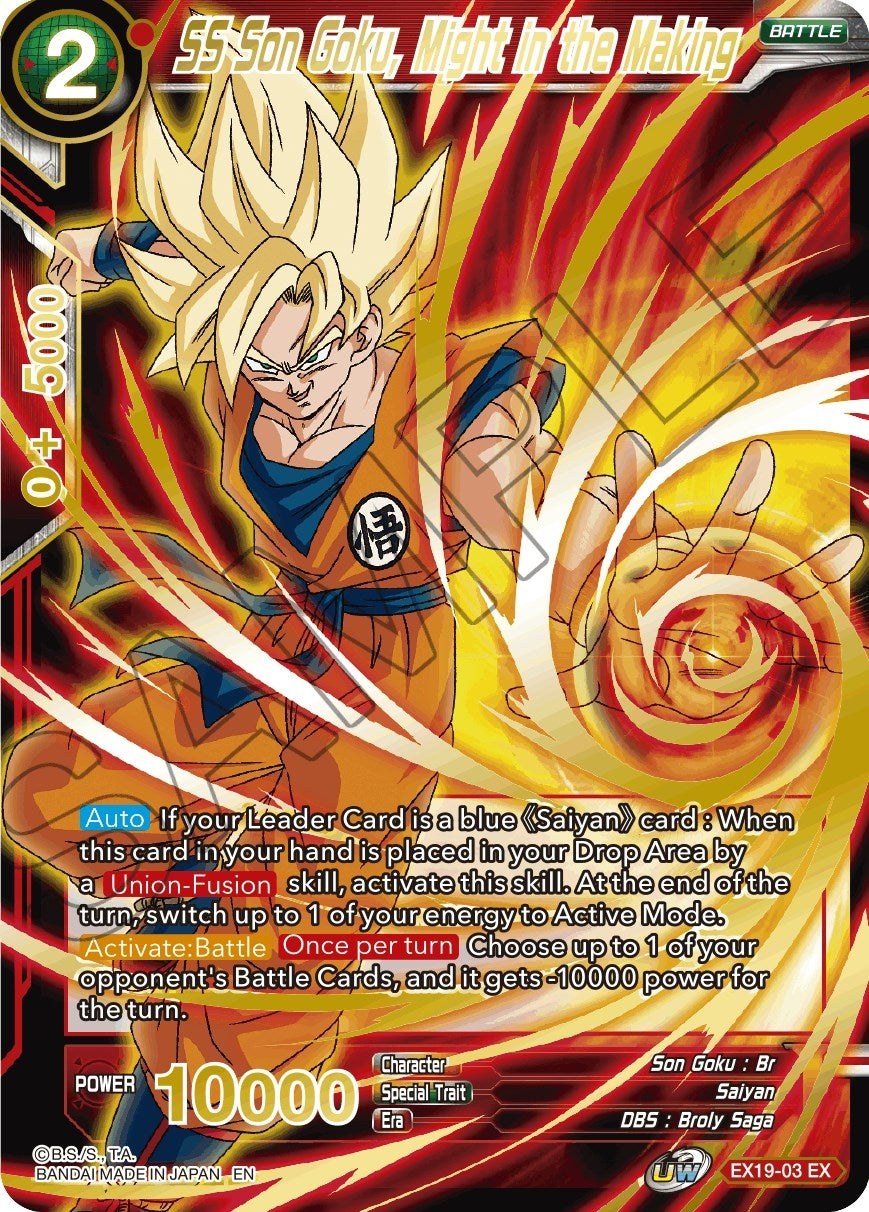 Image for SS Son Goku, Might in the Making (Special Anniversary Set 2021) (EX19-03) - Dragon Ball Super: Masters