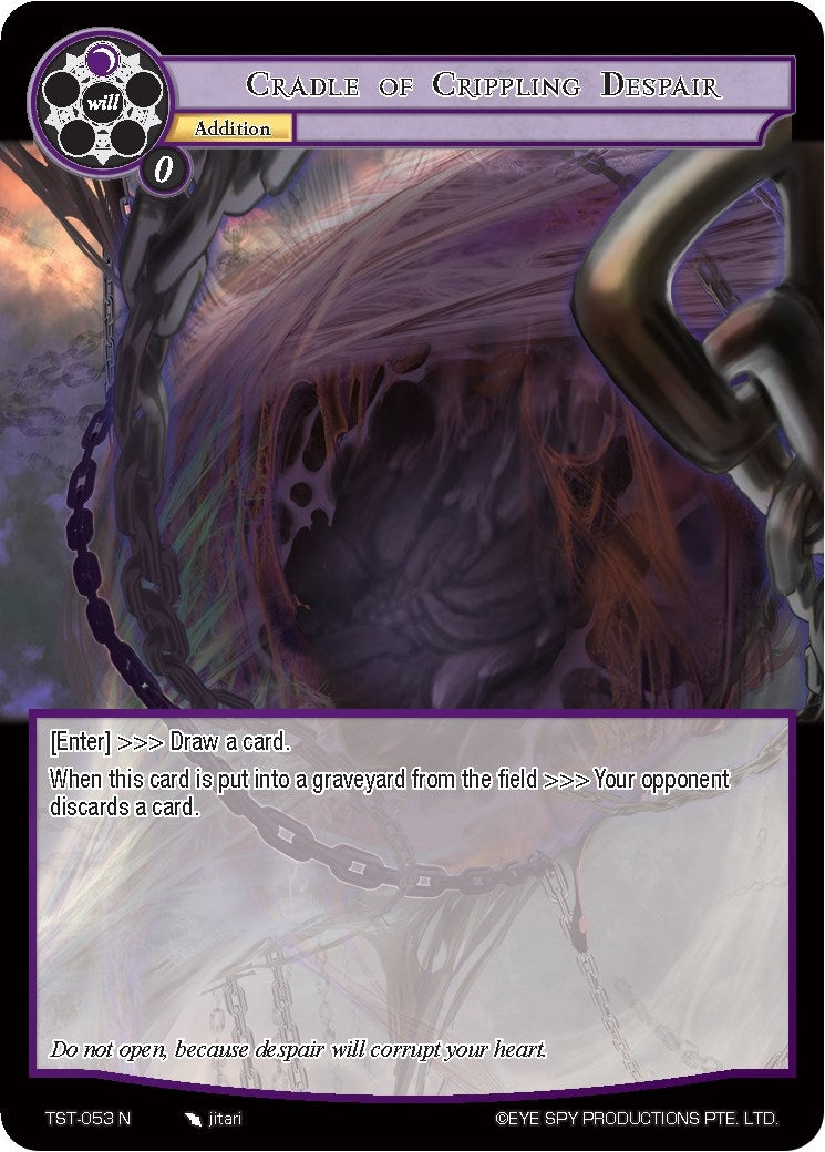 Image for Cradle of Crippling Despair (The Seventh) (TST-053) - Force of Will