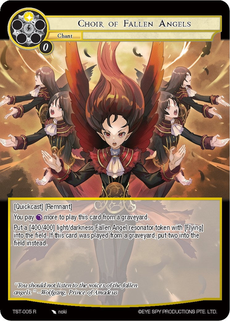 Image for Choir of Fallen Angels (The Seventh) (TST-005) - Force of Will
