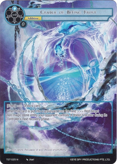 Image for Cradle of Biting Frost (Full Art) (The Seventh) (TST-025) - Force of Will