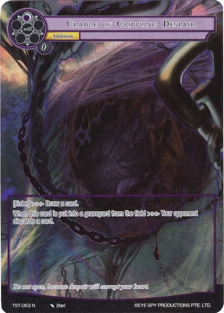 Image for Cradle of Crippling Despair (Full Art) (The Seventh) (TST-053) - Force of Will