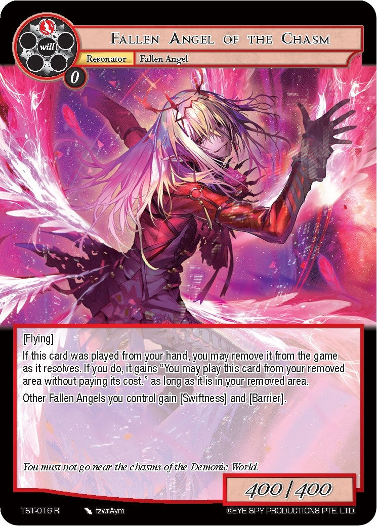 Image for Fallen Angel of the Chasm (The Seventh) (TST-016) - Force of Will