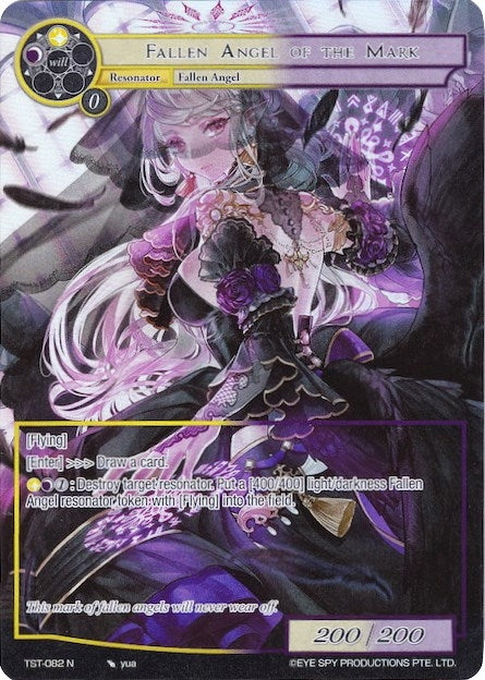 Image for Fallen Angel of The Mark (Full Art) (The Seventh) (TST-082) - Force of Will