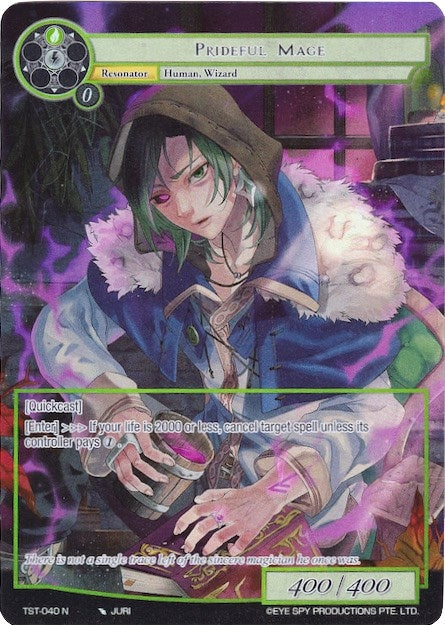 Image for Prideful Mage (Full Art) (The Seventh) (TST-040) - Force of Will