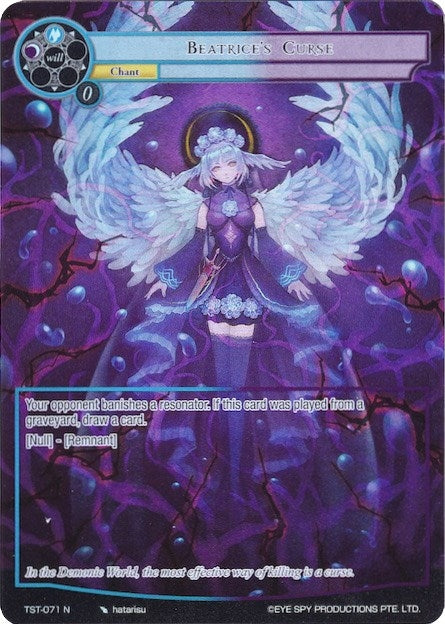 Image for Beatrice's Curse (Full Art) (The Seventh) (TST-071) - Force of Will