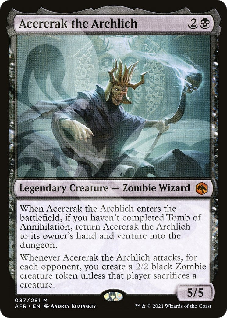 Image for Acererak the Archlich (AFR Ampersand Promos) (87) - Magic: The Gathering