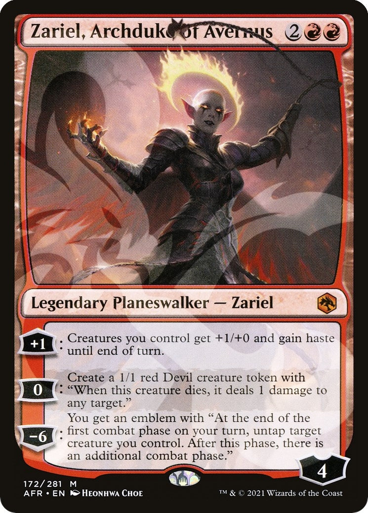 Image for Zariel, Archduke of Avernus (AFR Ampersand Promos) (172) - Magic: The Gathering