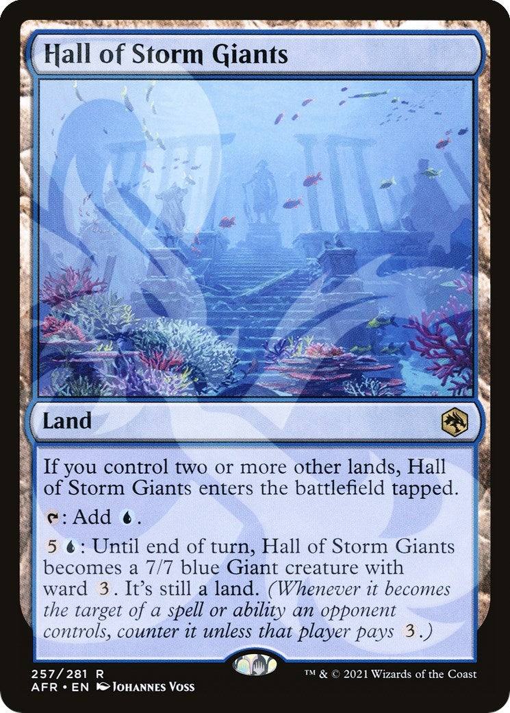 Image for Hall of Storm Giants (AFR Ampersand Promos) (257) - Magic: The Gathering