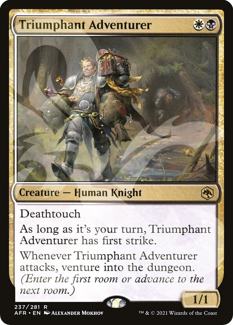 Image for Triumphant Adventurer (AFR Ampersand Promos) (237) - Magic: The Gathering