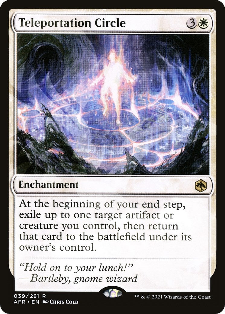 Image for Teleportation Circle (AFR Ampersand Promos) (39) - Magic: The Gathering