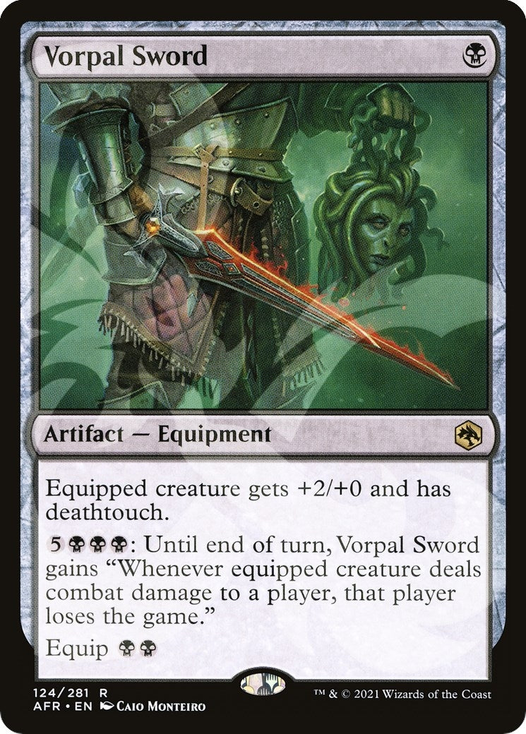 Image for Vorpal Sword (AFR Ampersand Promos) (124) - Magic: The Gathering