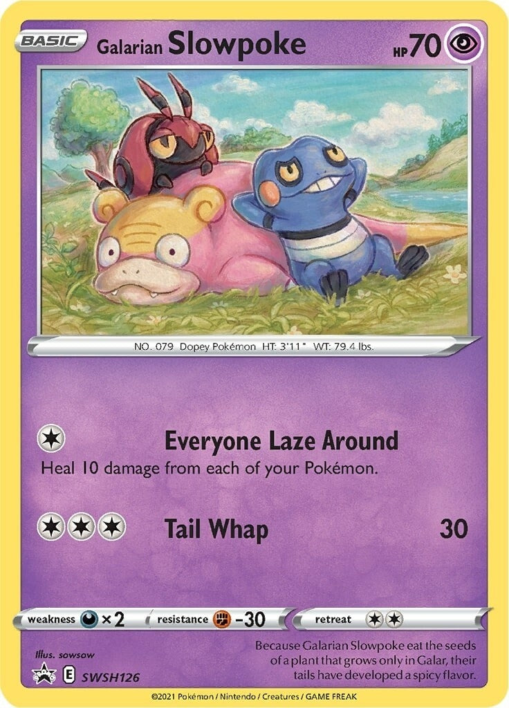 Image for Galarian Slowpoke - SWSH126 (SWSH: Sword & Shield Promo Cards) (SWSH126) - Pokemon