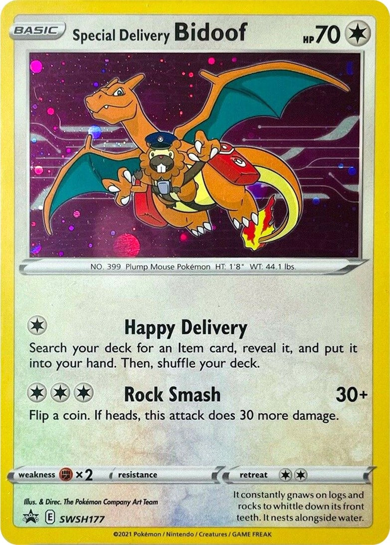 Image for Special Delivery Bidoof (SWSH: Sword & Shield Promo Cards) (SWSH177) - Pokemon