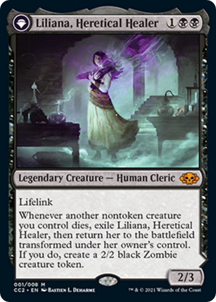 Image for Liliana, Heretical Healer (Commander Collection: Black) (1) - Magic: The Gathering