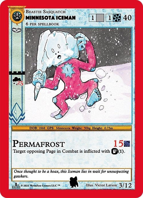 Image for Minnesota Iceman [Cryptid Nation: First Edition Tribal Theme Decks]