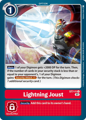 Image for Lightning Joust (ST-7) (ST7-11 U) - Digimon Card Game