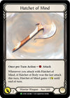 Image for Hatchet of Mind - LGS050 (Flesh and Blood: Promo Cards) (LGS050) - Flesh and Blood TCG