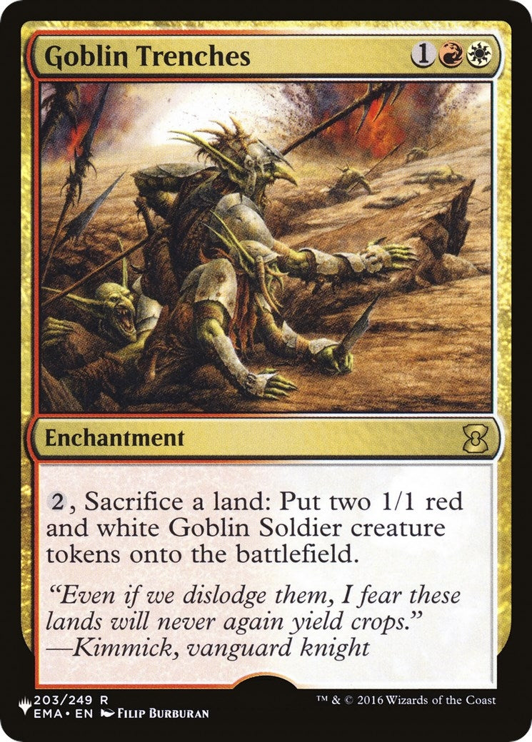 Image for Goblin Trenches (The List Reprints) (203/249) - Magic: The Gathering