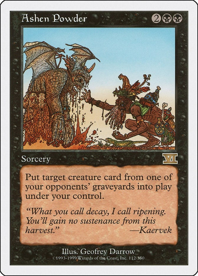 Image for Ashen Powder (Classic Sixth Edition) (112) - Magic: The Gathering