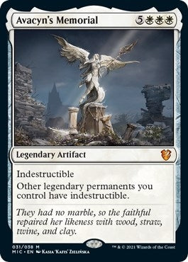Image for Avacyn's Memorial (Commander: Innistrad: Midnight Hunt) (31) - Magic: The Gathering