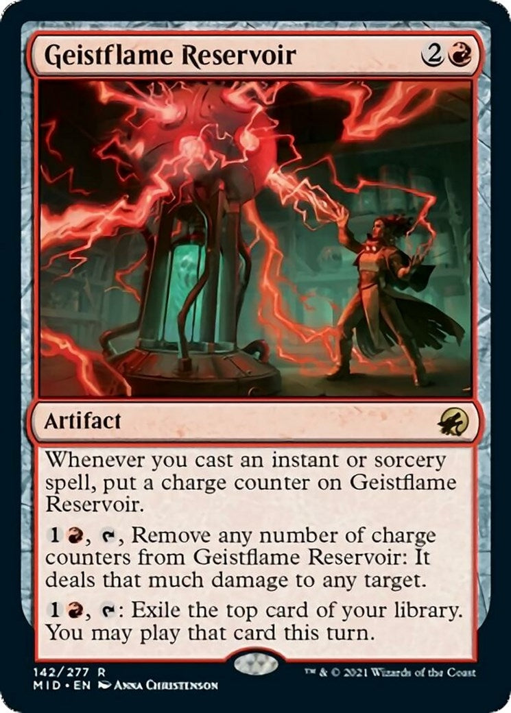 Image for Geistflame Reservoir (Innistrad: Midnight Hunt) (142) - Magic: The Gathering