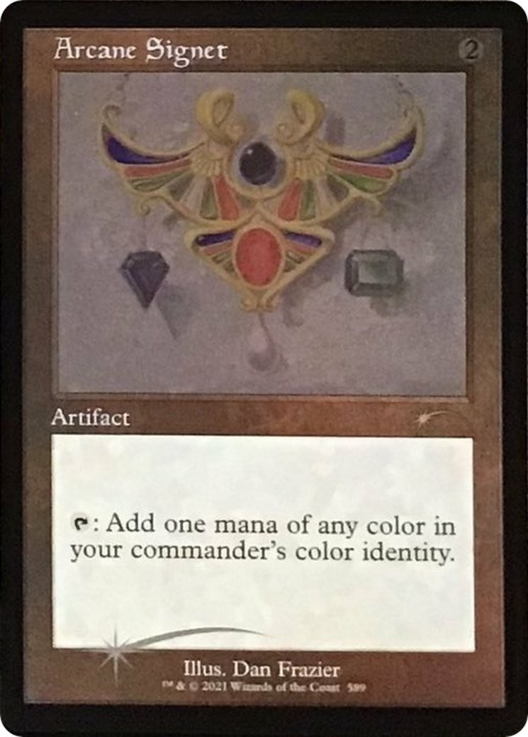 Image for Arcane Signet (589) (Foil Etched) (Secret Lair Drop Series) (589) - Magic: The Gathering