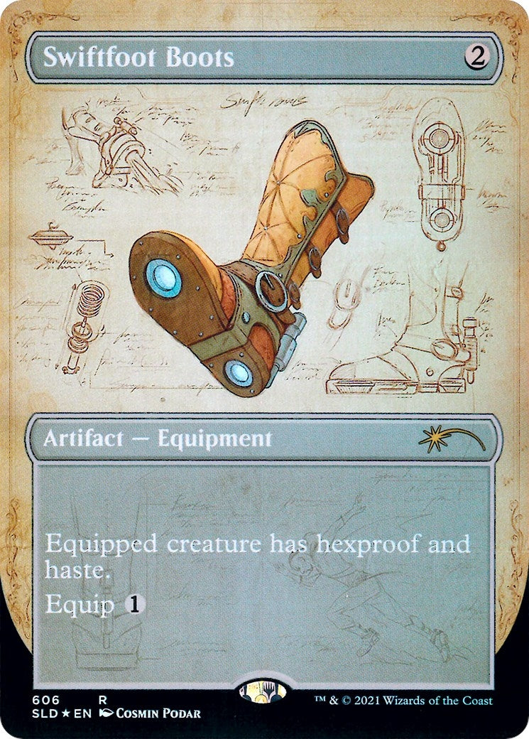 Image for Swiftfoot Boots (Secret Lair Drop Series) (606) - Magic: The Gathering