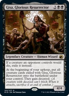 Image for Gisa, Glorious Resurrector (Innistrad: Midnight Hunt) (103) - Magic: The Gathering