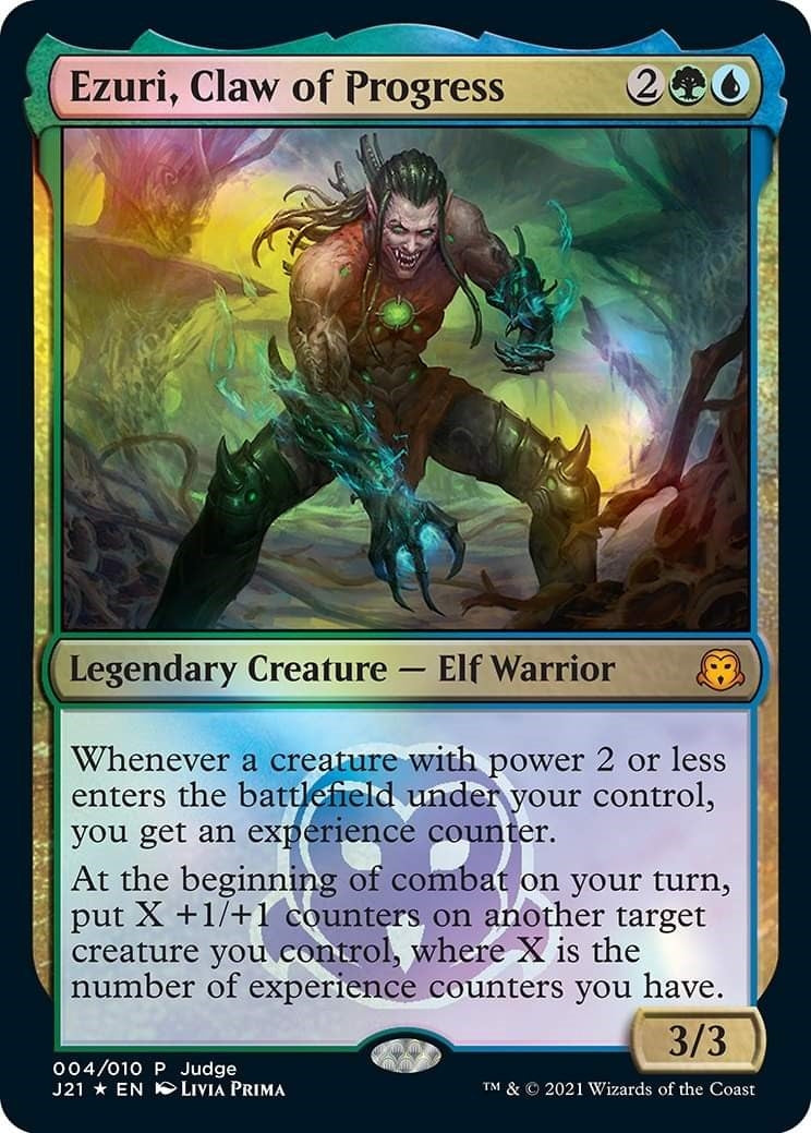Image for Ezuri, Claw of Progress (Judge Promos) (4) - Magic: The Gathering