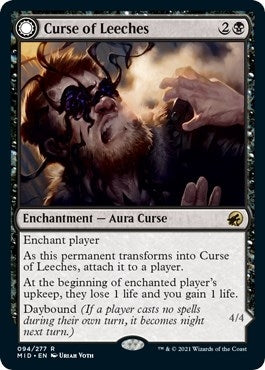 Image for Curse of Leeches (Innistrad: Midnight Hunt) (94) - Magic: The Gathering