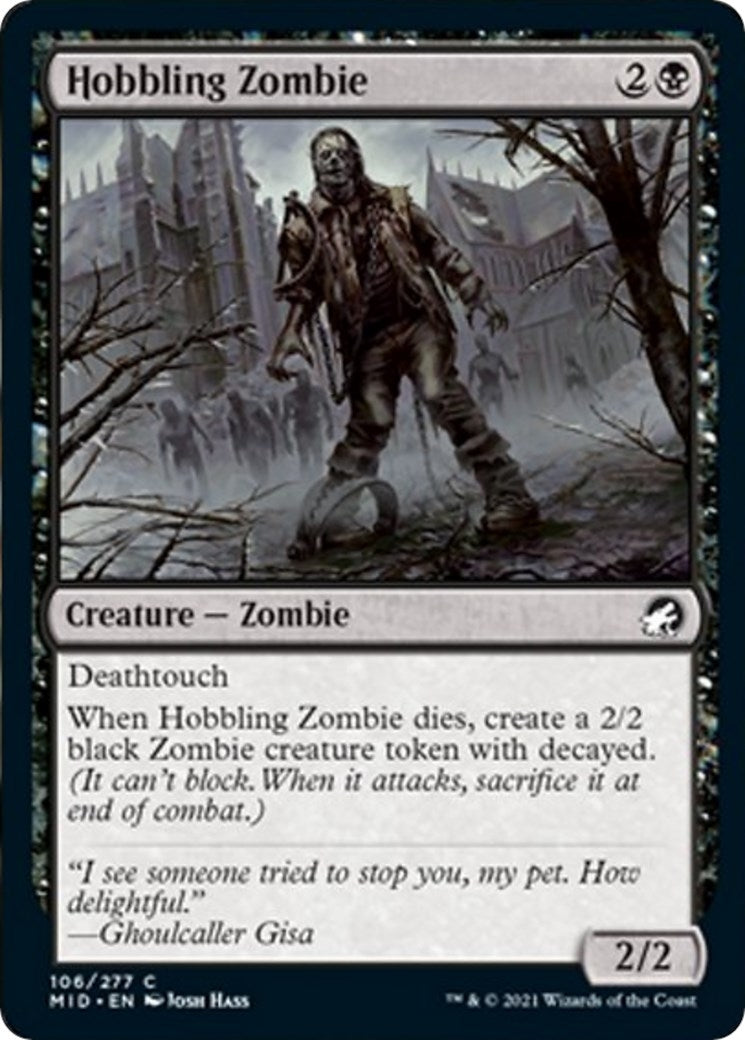 Image for Hobbling Zombie (Innistrad: Midnight Hunt) (106) - Magic: The Gathering